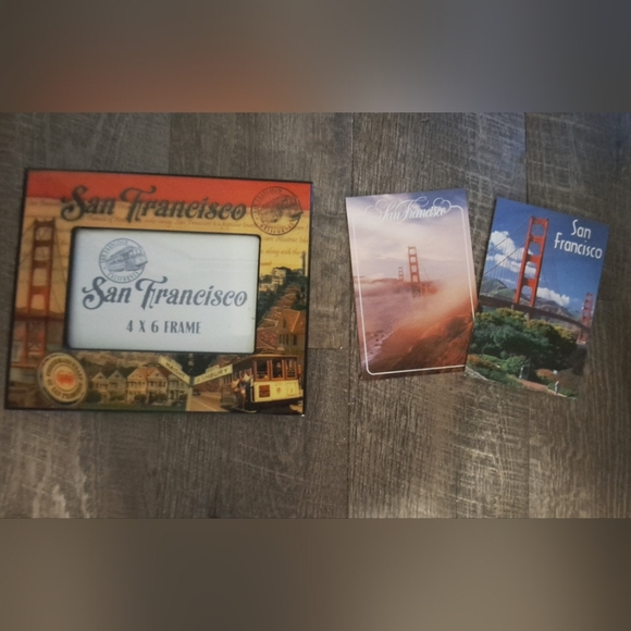 4×6 Stand up Photo frame with post cards - Picture 1 of 4